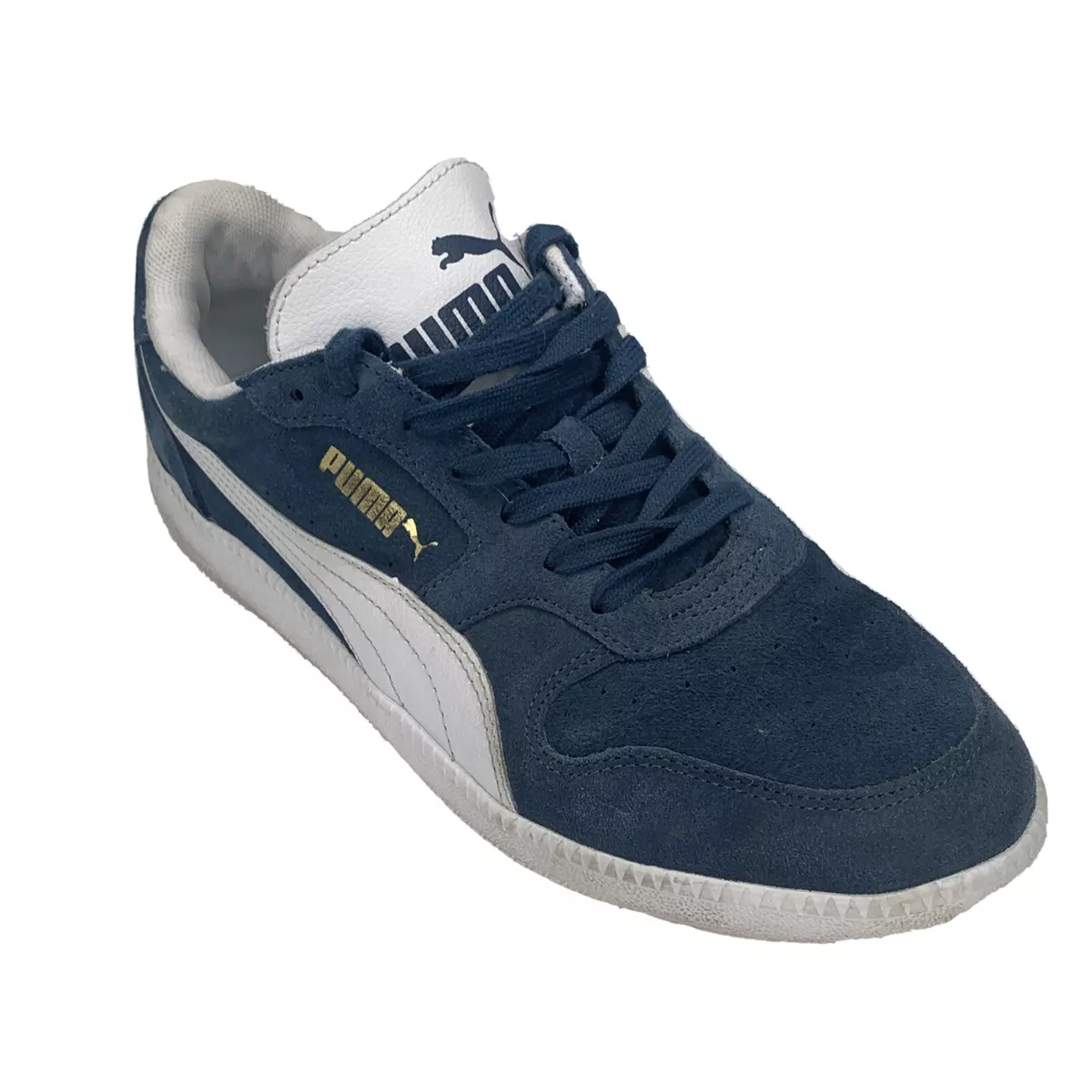 demasiado Instrumento extraer Puma ICRA Trainer Classic Blue Suede Athletic Sneaker 356222 Men&#039;s  Size 10 | eBay