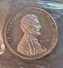 1974 International Trade Unit Abraham Lincoln- 1 Troy Oz .999 -Fine Silver Round