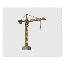 2 Mikrofaser Linsen-/Brillenputztücher "Baukran" (LC00035846)