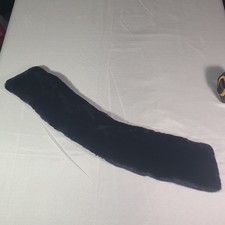Button On Faux Fur Collar Has Loops For Buttons 5" Wide X 25"- 26" Long