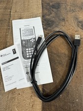Texas Instruments TI-84 Plus Calculator Manual Guide and USB Cable ONLY