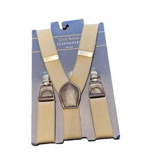 Club Room Men's Khaki Suspenders Metal Clip One Size Macy's