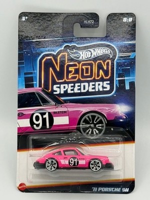 2026 Hot Wheels Neon Speeders '71 Porsche 911  Pink 1:64  Unopened