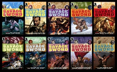 Robert E Howards Savage Sword Trade Paperback Set 1-2-3-4-5-6-7-8-9-10 REH Conan
