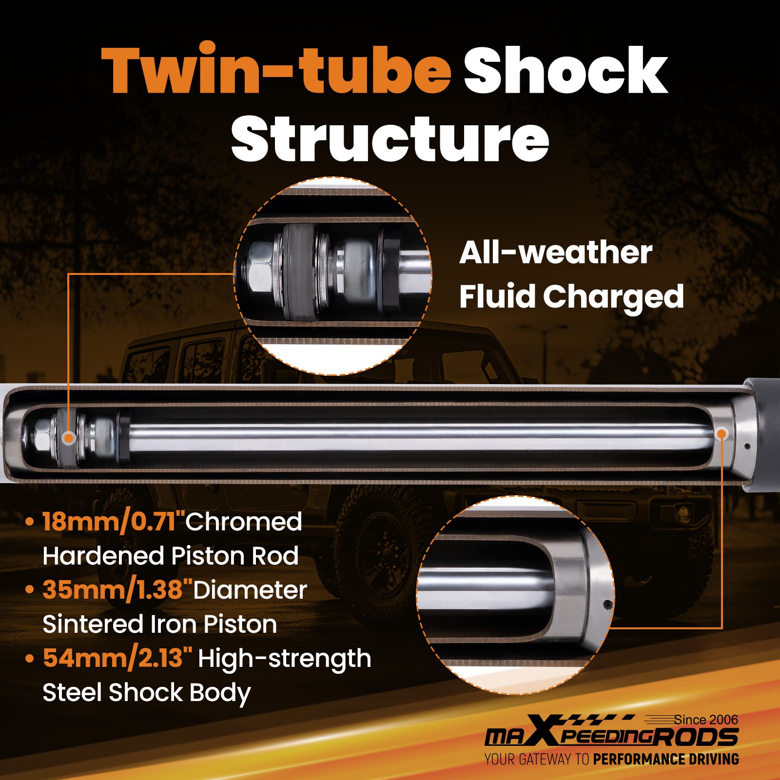 Steering Damper with Dust Boot for Jeep Wrangler JL Gladiator 2018-2025 thumbnail 4