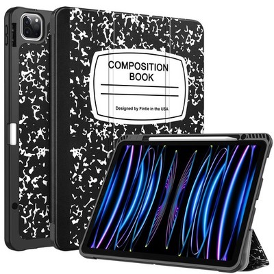 Case for iPad Pro 12.9-inch 6th Generation 2022, [Built-in Pencil Holder] Sli...