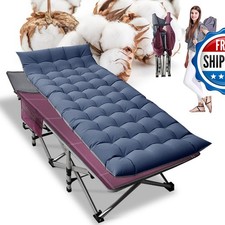 ABORON Camping Cot For Adults, 28 In Wide Folding Bed Mattress K16ZDC-L27