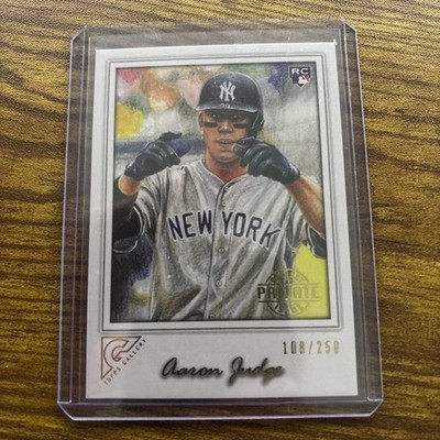 Rare 2017 Topps Gallery Gold PRIVATE ISSUE /250 #117 AARON JUDGE Rookie Card