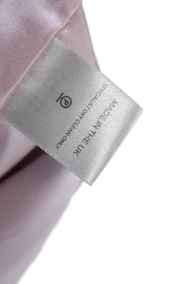 Maxi Vestido Rosa Galvan London Para Mujer Cuello Cuadrado Correas de Espagueti Talla XS Foto 4 de 4