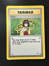 Pokémon TCG Erika Trainer Card 16/132 Holo Rare Gym Heroes on eBay