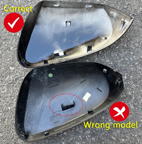 Wing Door Mirror Cover Cap Case Driver Passenger LH RH For Hyundai i10 2013-2018 - Picture 4 of 19