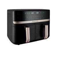 Russell Satisfry Dual Basket Fritteuse 2800W 9L Schwarz