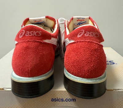 ASICS Weight Lifting Shoes Weight Lifting 727 Red x White TOW727