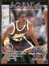 1994-95 Hoops #430 Eddie Jones / Lindsey Hunter TOP
