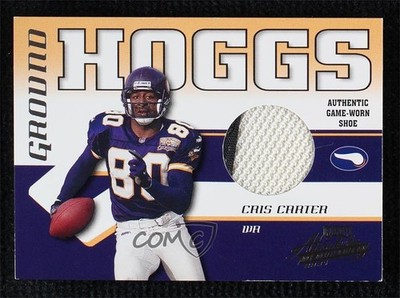 2001 Playoff Absolute Memorabilia Ground Hoggs Shoe 125/125 Cris Carter HOF cj2