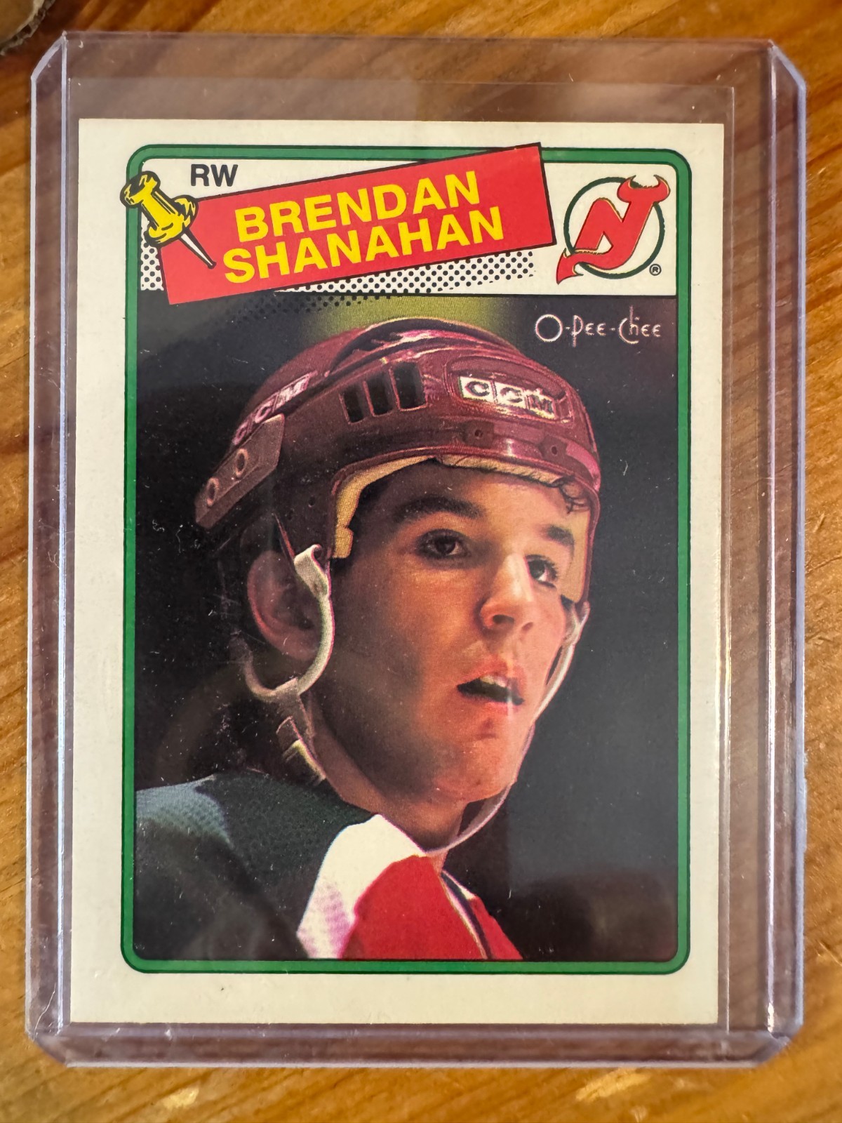 1988-89 O-Pee-Chee #122 Brendan Shanahan RC NMMT Rookie Card Great Condition OPC