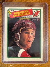 1988-89 O-Pee-Chee #122 Brendan Shanahan RC NMMT Rookie Card Great Condition OPC. rookie card picture