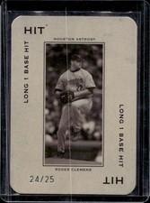 2005 Donruss Throwback Threads Roger Clemens Polo Grounds 25 HIT Long 1 #/25