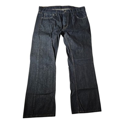 Levis 527 Slim Bootcut Jeans Mens 36x30 Dark Wash Indigo Denim 100% Cotton