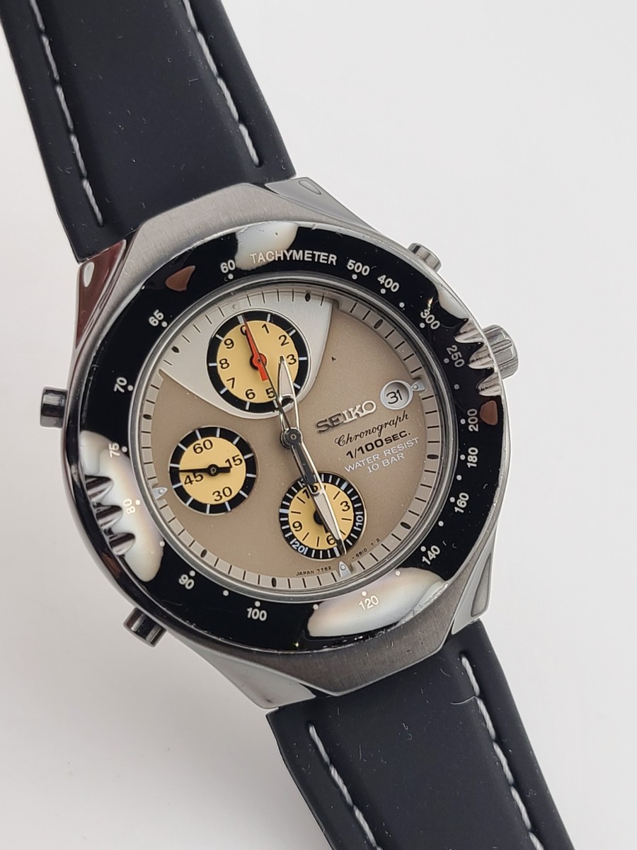 SEIKO Giugiaro Design Chronograph 7T52-6B20 Quartz Men's Watch