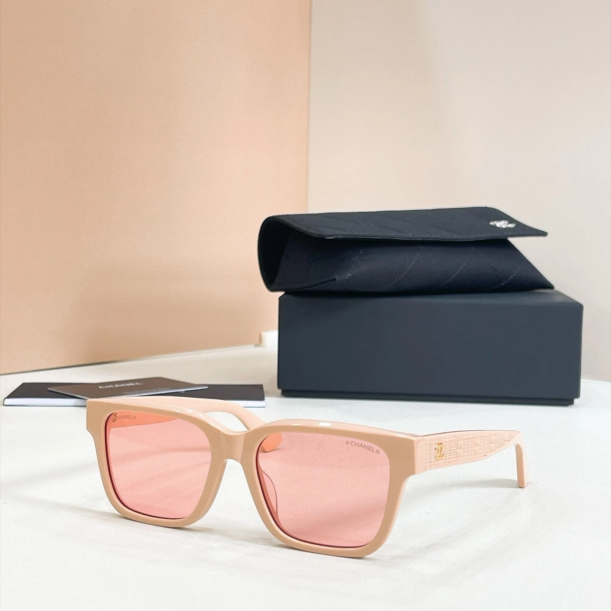 ♡Ｌｉｌｌｙ♡ 　CHANEL シャネルピンク スクエア サングラス CHANEL Pink Square Sunglasses for Women for sale | eBay