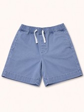 Janie and Jack Solid Blue Chino Shorts
