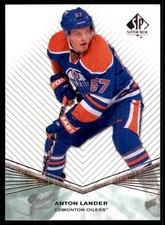 2011-12 SP Authentic Rookie Extended Anton Lander Edmonton Oilers #R31