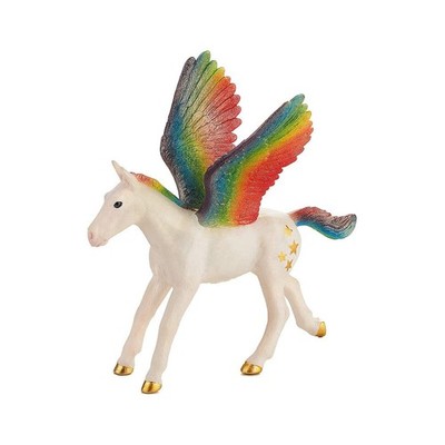 MOJO Pegasus Rainbow Unicorn Figure 387361 NEW IN STOCK Fantasy Creatures