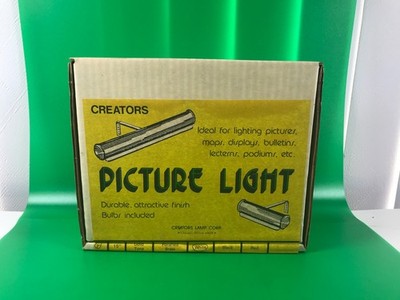 Vintage Creators Lamp Corp. 7'' Picutre Light - White - New in sealed box