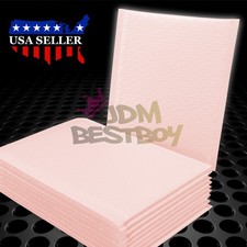 ANY SIZE Carnation Pink Poly Bubble Kraft Padded Mailers Shipping Envelopes Bags