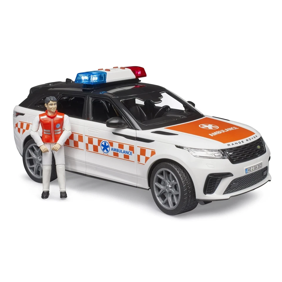 Bruder 1/16 Range Rover Velar Emergency Vehicle with Driver 02885 - Image 2 of 4