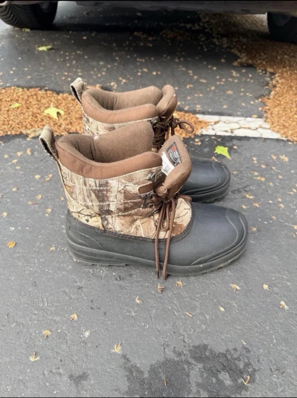 Ozark Trail Men Camo 3MThinsulate Insulated WaterproofWinter Snow Pac Boots 8