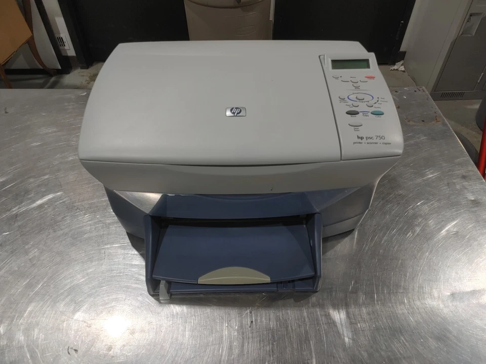 Good Condition HP PSC 750 All-in-one printer Tested Working Needs New Ink Grey - Image 2 of 4