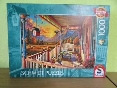 Schmidt Puzzle 1000 Teile Bergland - Veranda Neuwertig