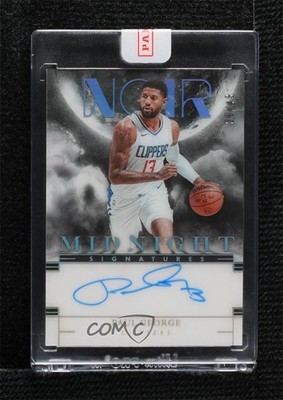 2023-24 Panini Noir Midnight Signatures /49 Paul George #MS-PG Auto 1o2