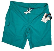 Kanu Surf Men  s Lagoon Color Board unlined Marina shorts Size 14 NWT