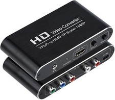 YPbPr to HDMI Converter with Scaler Function, Component Black