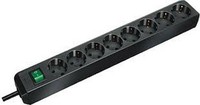 Brennenstuhl 1159300018 3m Black Plastic 8 socket s AC Black 1pc Eco-Line with
