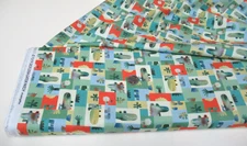 Michael Miller quilt-craft fabric ALLIGATOR PATCH multi 2 yds (dcx-12554) See Ya