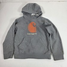 Carhartt Boy's hoodie sweatshirt small 8-10 flaws stains
