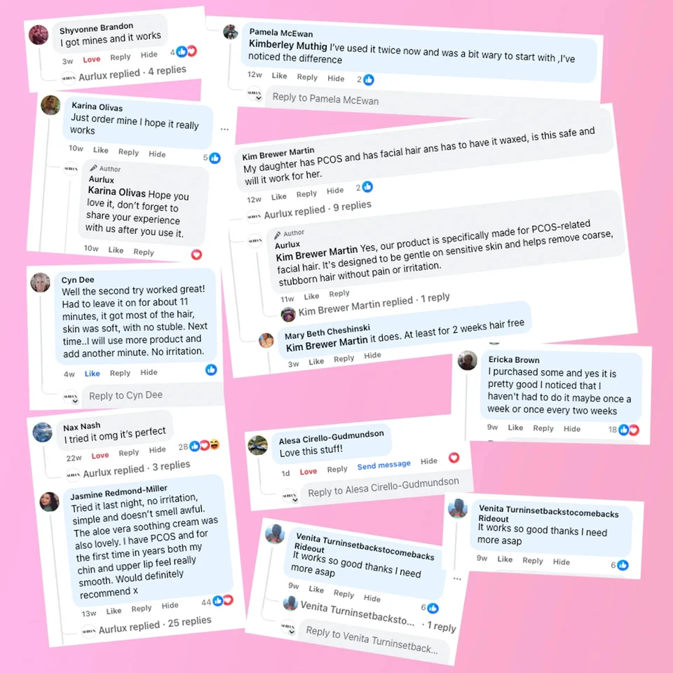 Auures Crema Depilatoria, Kit de Crema Facial, Sin Dolor... Foto 4 de 4