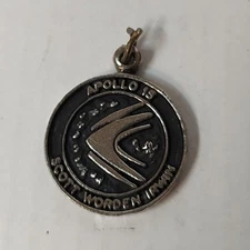 Apollo 15 Silver Tone Scott Worden Irwin Charm