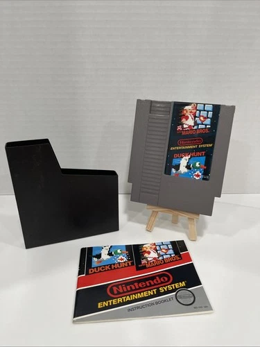 Super Mario Bros Duck Hunt W/ Sleeve & Manual 1985 NES NEW (Other)