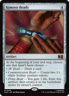 ~ Kimoyo Beads ~ NM ~ Commander: Marvel Super Heroes ~ MTG ~