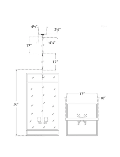 Visual Comfort Halle 18" Medium Lantern by Ian K. Fowler(BRAND NEW) - Picture 2 of 5