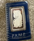 PAMP Suisse Lady Fortuna 1oz Silver Bar 999.0 Fine Silver Minted with Assay Card