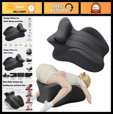 Ergonomic Memory Foam Wedge Pillow - 27 Angle Couples Support Cushion for Neck
