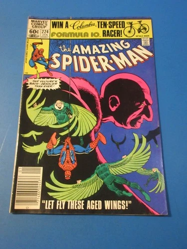 Amazing Spider-man #224 Bronze age Newsstand VF- Beauty Wow