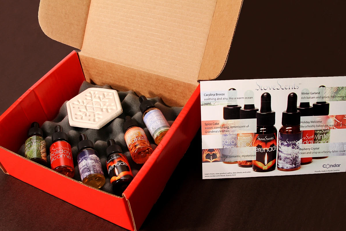 Stove Scents liquid potpourri for your stove (SC6-HWS) with white holiday  stone | eBay
