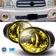 Yellow Fog Lights Assembly For 2001-2007 Toyota Sequoia 2000-2006 Toyota Tundra Yellow Fog Lights Assembly For 2001-2007 Toyota Sequoia 2000-2006 Toyota Tundra